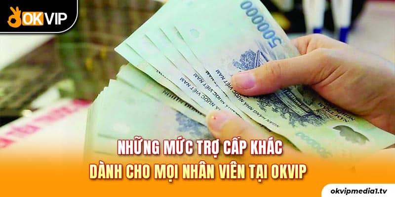Những mức trợ cấp khác dành cho mọi nhân viên tại OKVIP