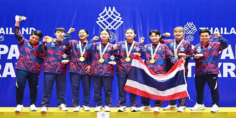 Đoàn thể thao Thái Lan dẫn đầu bảng xếp hạng huy chương SEA Games 33 với hơn 250 huy chương các loại.